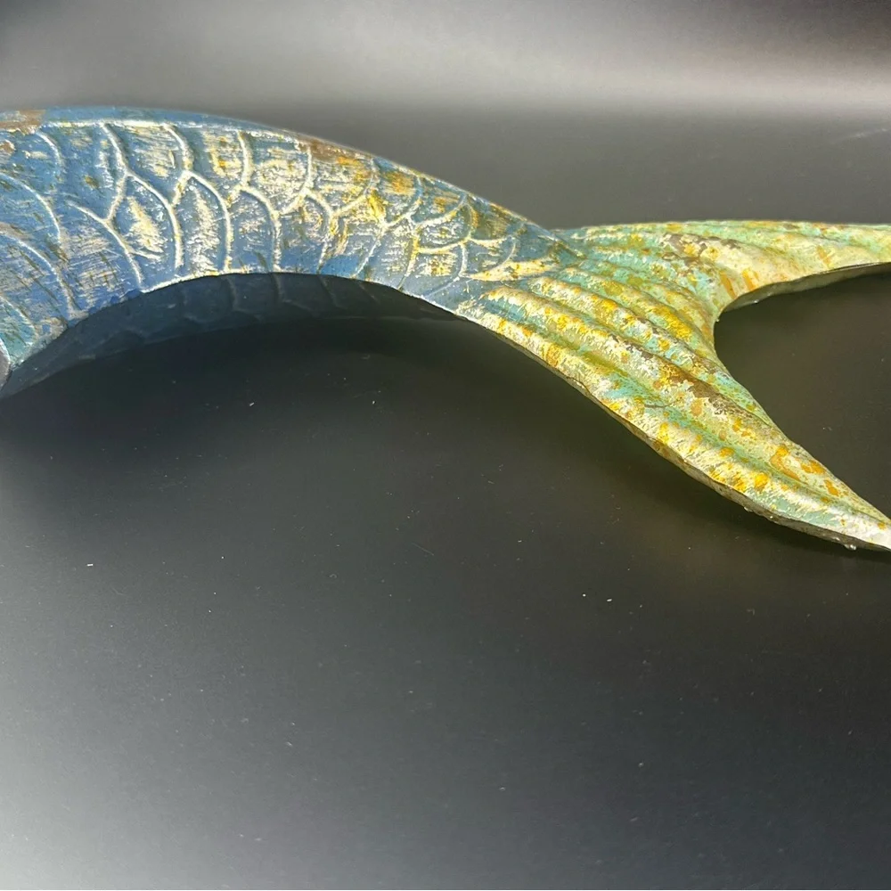 Colorful and Unique Metal Mermaid‎ Tail Wall Decor